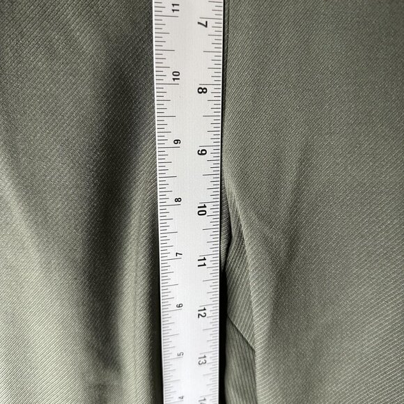 Theory Pants Womens 8 Green Wool Blend Slim Ankle Dress Trousers Work Office - Picture 3 of 7